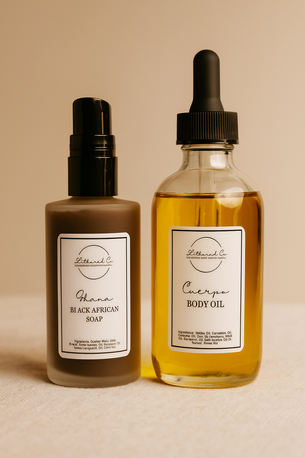 Black African Soap + Cuerpo Body Oil Bundle